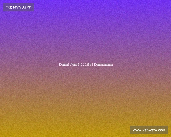 10万级纯电SUV，零跑B10 2025款 510激光雷达版深度体验分析